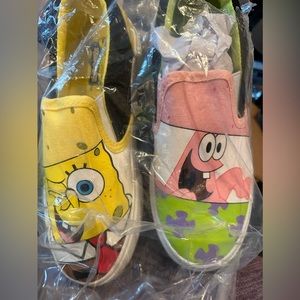 SpongeBob slip on shoes